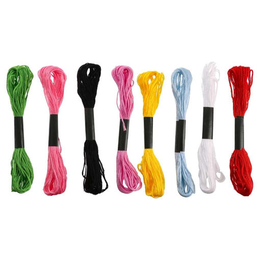 Picture of EMBROIDERY THREAD 8M 7 PACK